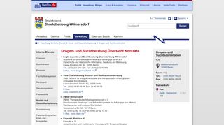 
                            4. Drogen- und Suchtberatung Übersicht Kontakte - Berlin.de