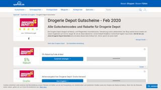 
                            5. Drogerie Depot Gutschein | 5% Rabatt | Jetzt sparen! | SPARWELT