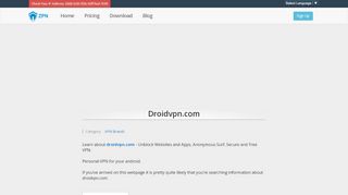 
                            9. Droidvpn.com | Free VPN - ZPN