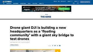 
                            7. Drone giant DJI new headquarters video - CNBC.com