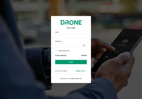 
                            3. DroneMobile: Log in