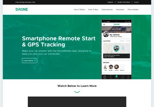 
                            4. DroneMobile | Smartphone Remote Start, Security, and GPS Tracking