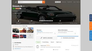 
                            9. Droom.in - Online Websites For Car in Mumbai - Justdial