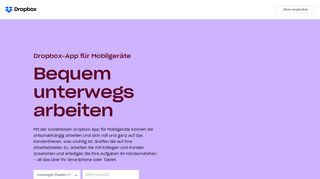 
                            2. Dropbox-App für Mobilgeräte - Dropbox