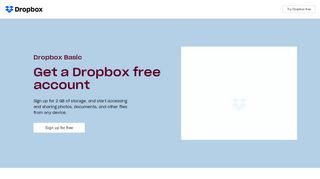 
                            4. Dropbox Basic (Free account) - Dropbox