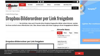 
                            8. Dropbox-Bilderordner per Link freigeben - COMPUTER BILD