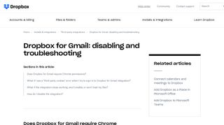 
                            11. Dropbox for Gmail: disabling and troubleshooting – ...
