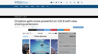 
                            8. Dropbox gets more powerful on iOS 8 with new sharing extension ...