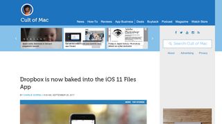 
                            6. Dropbox is now baked into the iOS 11 Files App | Cult of Mac