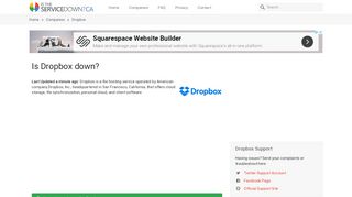 
                            6. Dropbox - Is The Service Down? Canada