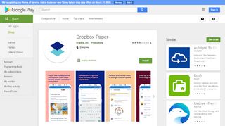 
                            4. Dropbox Paper - Apps on Google Play