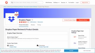 
                            8. Dropbox Paper Reviews 2019: Details, Pricing, & Features | ...