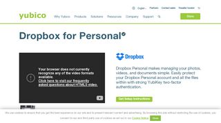 
                            12. Dropbox Personal | Yubico