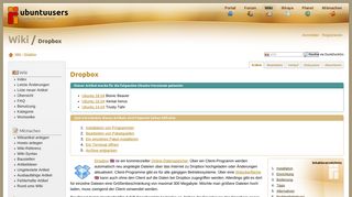 
                            12. Dropbox › Wiki › ubuntuusers.de