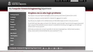 
                            11. dropbox.cse.sc.edu login problems | Computer Science & Engineering