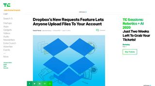 
                            13. Dropbox's New Requests Feature Lets Anyone Upload Files To Your ...