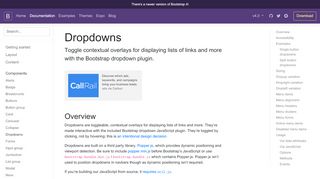 
                            3. Dropdowns · Bootstrap