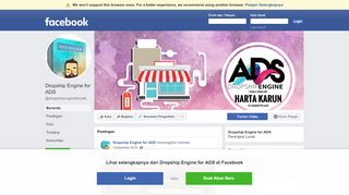 
                            6. Dropship Engine for ADS - Beranda | Facebook