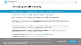 
                            4. Drukarki HP -- Konfiguracja konta HP Connected | Pomoc techniczna ...