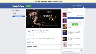 
                            9. Drunk In Love / Point Club - Facebook