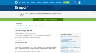 
                            1. Drupal 7 login issues | Drupal.org