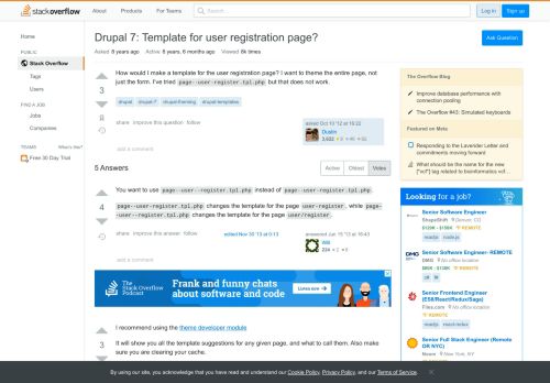 
                            9. Drupal 7: Template for user registration page? - Stack Overflow