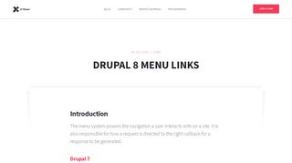 
                            9. Drupal 8 Menu Links - X-Team