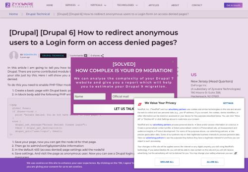 
                            13. [Drupal] [Drupal 6] How to redirect anonymous users to a Login form ...