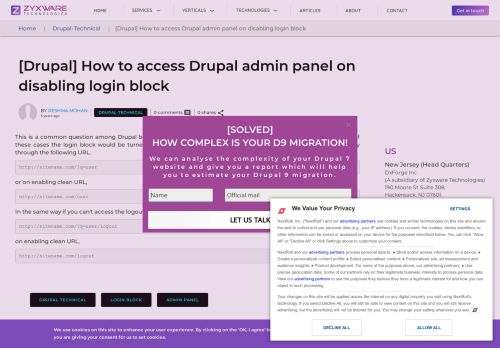 
                            10. [Drupal] How to access Drupal admin panel on disabling login block ...