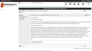 
                            5. Drupal Login Problem nach Ubuntu Update 12.04 › Serverdienste und ...