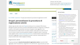 
                            10. Drupal: personalizzare la procedura di registrazione utente
