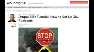 
                            9. Drupal SEO Tutorial: How to Set Up 301 Redirects | Volacci Digital ...