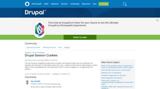 
                            3. Drupal Session Cookies | Drupal.org