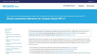 
                            11. Drush Cloud reference — Acquia Help Center