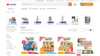 
                            6. Drypers Diapers for the Best Price In Malaysia - Lazada