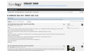 
                            11. ds download issue with .torrent local files - Synology Forum