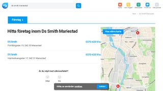 
                            9. Ds Smith Hantverkaregatan 17, Mariestad - hitta.se