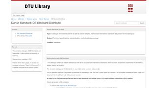 
                            2. DS Standard Distribute - Dansk Standard - LibGuides at Technical ...