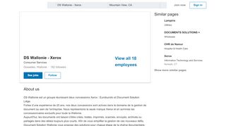 
                            7. DS Wallonie - Xerox | LinkedIn