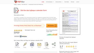 
                            5. Dscl Ajbapur Calendar - Fill Online, Printable, Fillable, Blank | PDFfiller