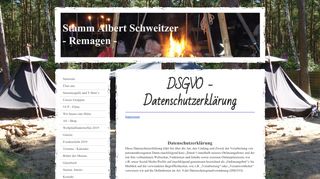 
                            7. DSGVO - Datenschutzerklärung - Stamm Albert Schweitzer - Remagen