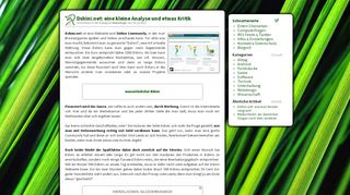 
                            7. Dshini.net: eine kleine Analyse und etwas Kritik - Schnatterente.net