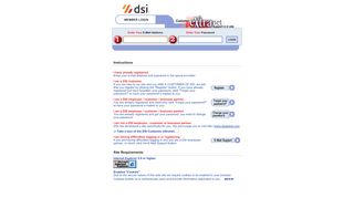 
                            7. DSI Customer Extranet-LogIn