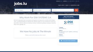 
                            8. dsk systems s.a. - Jobs.lu