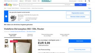 
                            5. DSL-Router VODAFONE DSL-EasyBox 802, Refurbished | eBay