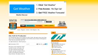 
                            4. DSL-Tarife für Privatkunden - teltarif.de Ratgeber