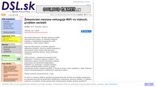 
                            3. DSL.sk - Železniciam mesiace nefunguje WiFi vo vlakoch, problém ...