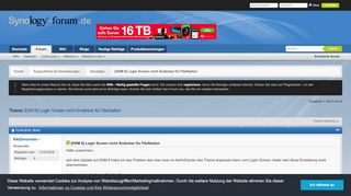 
                            4. [DSM 6] Login Screen nicht Änderbar für FileStation - Synology Forum