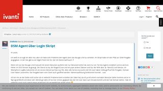
                            12. DSM Agent über Login Skript | Ivanti User Community