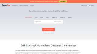 
                            10. DSP Blackrock Mutual Fund Customer Care Number - Coverfox